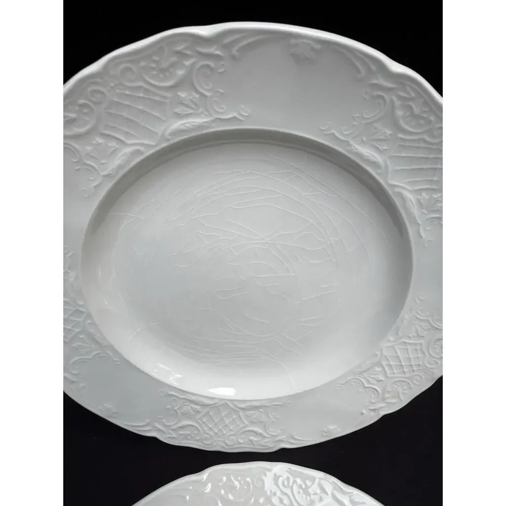 5 Johnson Brothers Richmond White Bread & Butter Salad Plates 8”